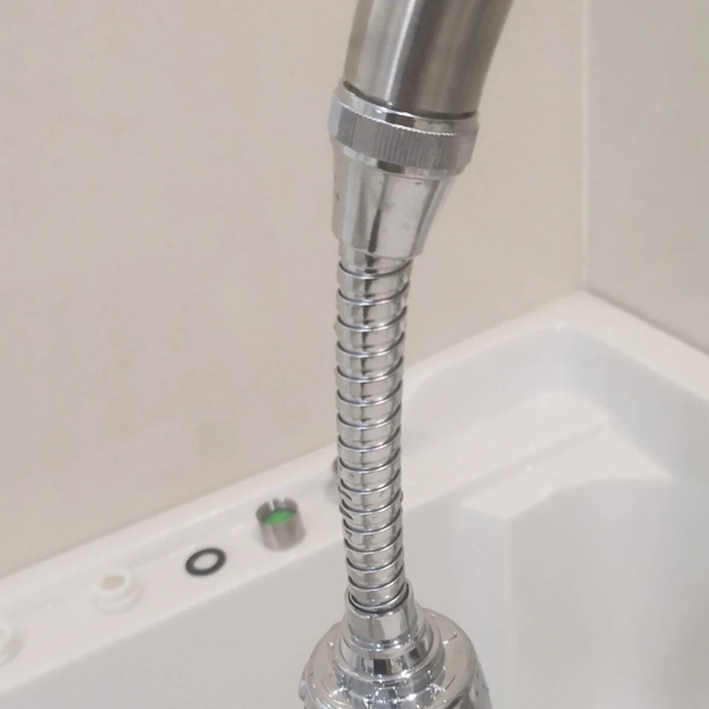 360 degree Water Faucet hose Extender Shower Water Saving Adjustable Stainless Steel Faucet Nozzle For Kitchen Bathroom Sink