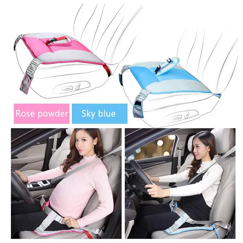 

Automobile Safety Belt Clip Strap Safety Seat Cushion Fetus Preservation Belt To Protect The Fetus Car Interior Accessories