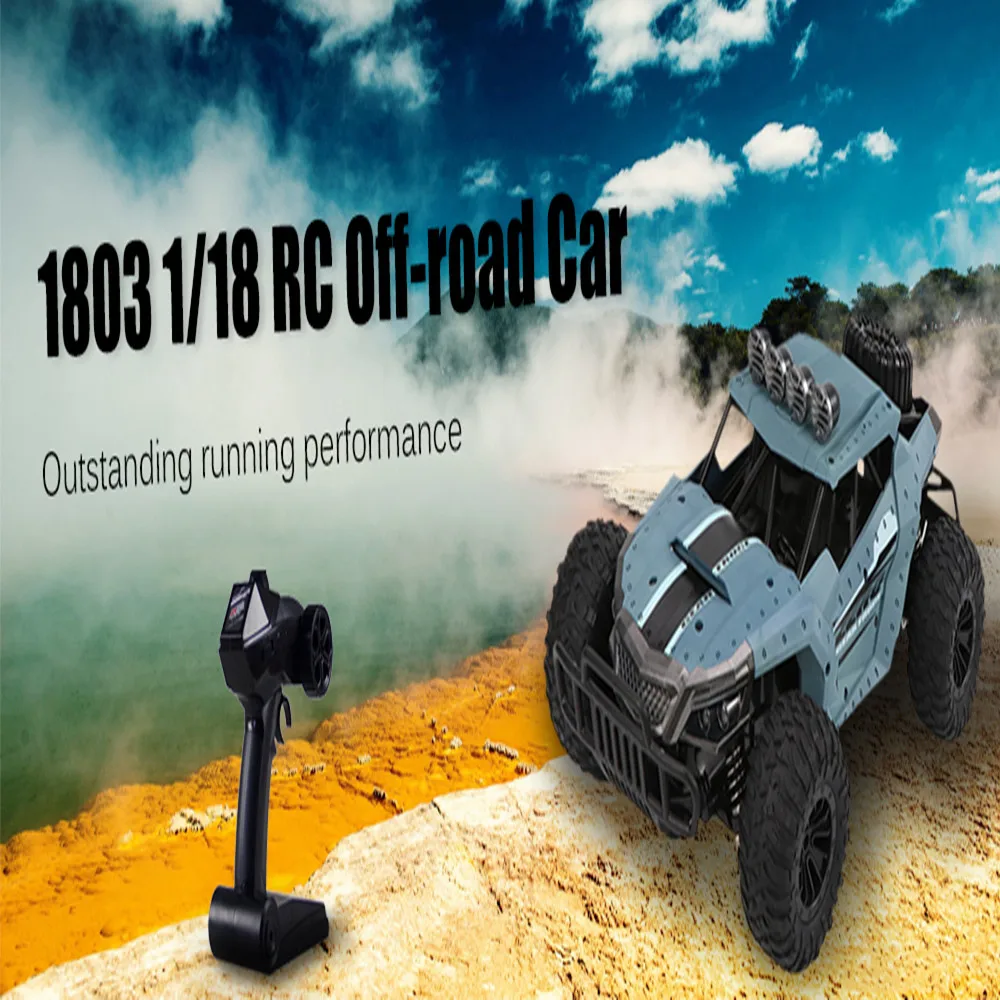 

1803 1/18 2.4G Remote Control Off-road 20km/h High-speed 4 Channels RC Car USB Charging Crawler Car for Children Gift