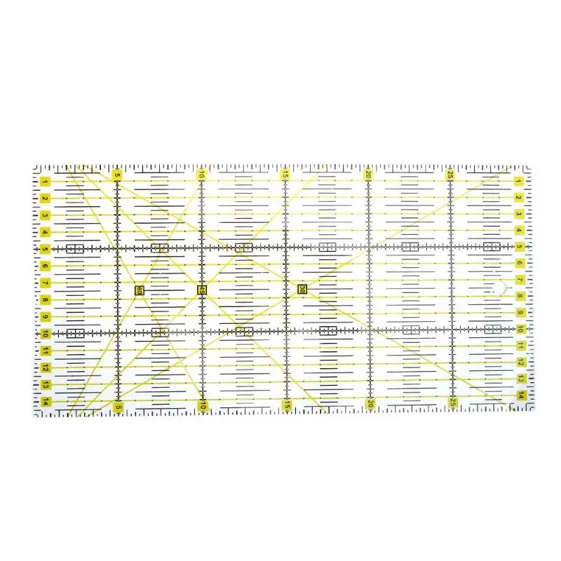 

Sewing Craft Feet Tailor Yardstick Patchwork Garment Design Cutting Ruler Sewing DIY Tool Ruler Grid Cutting Tailor Craft Scale