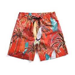 Большой размер плавки прилив 2019 Лето кокосовое серфинга печать пляжные брюки повседневные быстросохнущие пляжные штаны шорты
