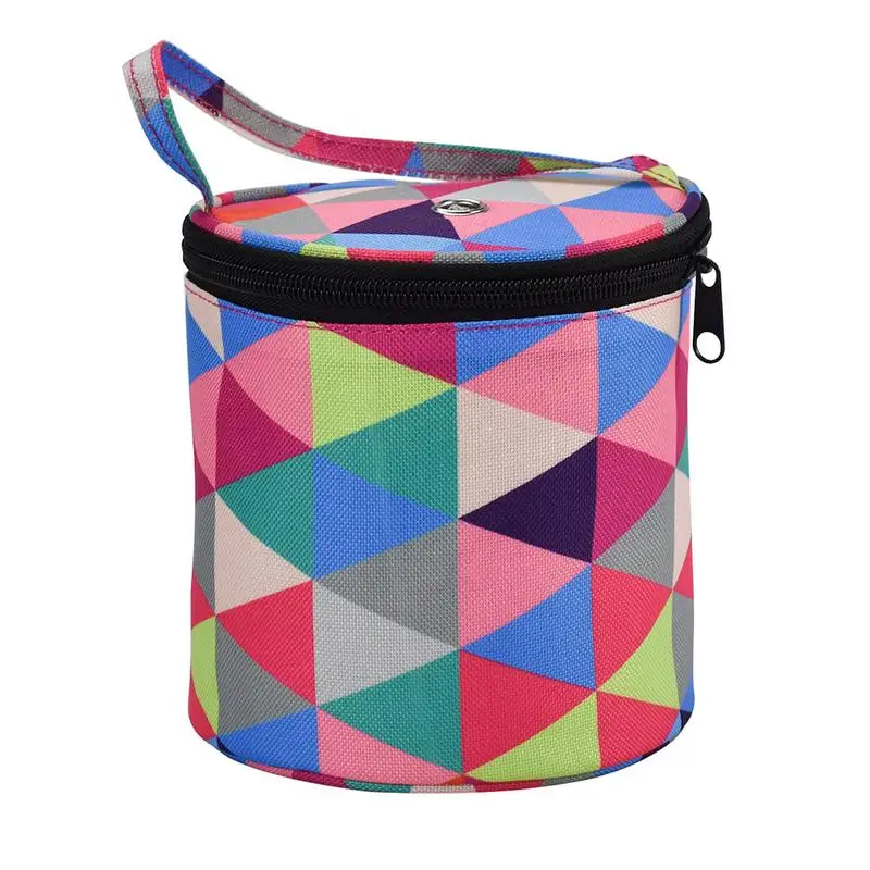 Home Daily Storage Bag Wool Yarn Crochet Sewing Needle Handbag Weaving Multi-Color Storage Bag Tote Wool Organizer