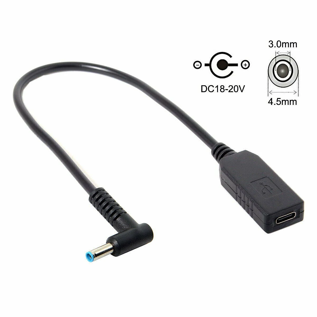 Usb 3 1 Type C к Dc 20V 4 5 0 мм для Dell Hp Power Pd эмулятор триггерный кабель|Кабели питания| |