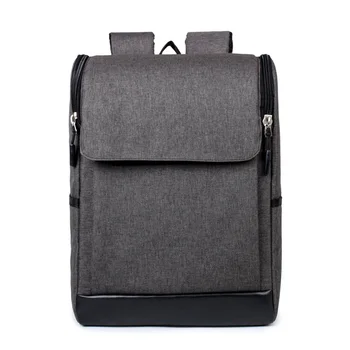 

Unisex School Bag Business Men Women Backpack Polyester Bag Solid Color Computer Backpacks Anti theft Backpack