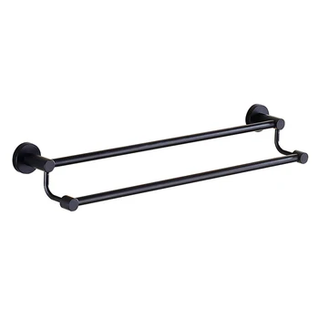 

1PC Double Towel Bar Stainless Steel Multifunctional Wall Mounted Towel Rack Towel Shelf Towel Hanger for Bathroom Home Kitchen