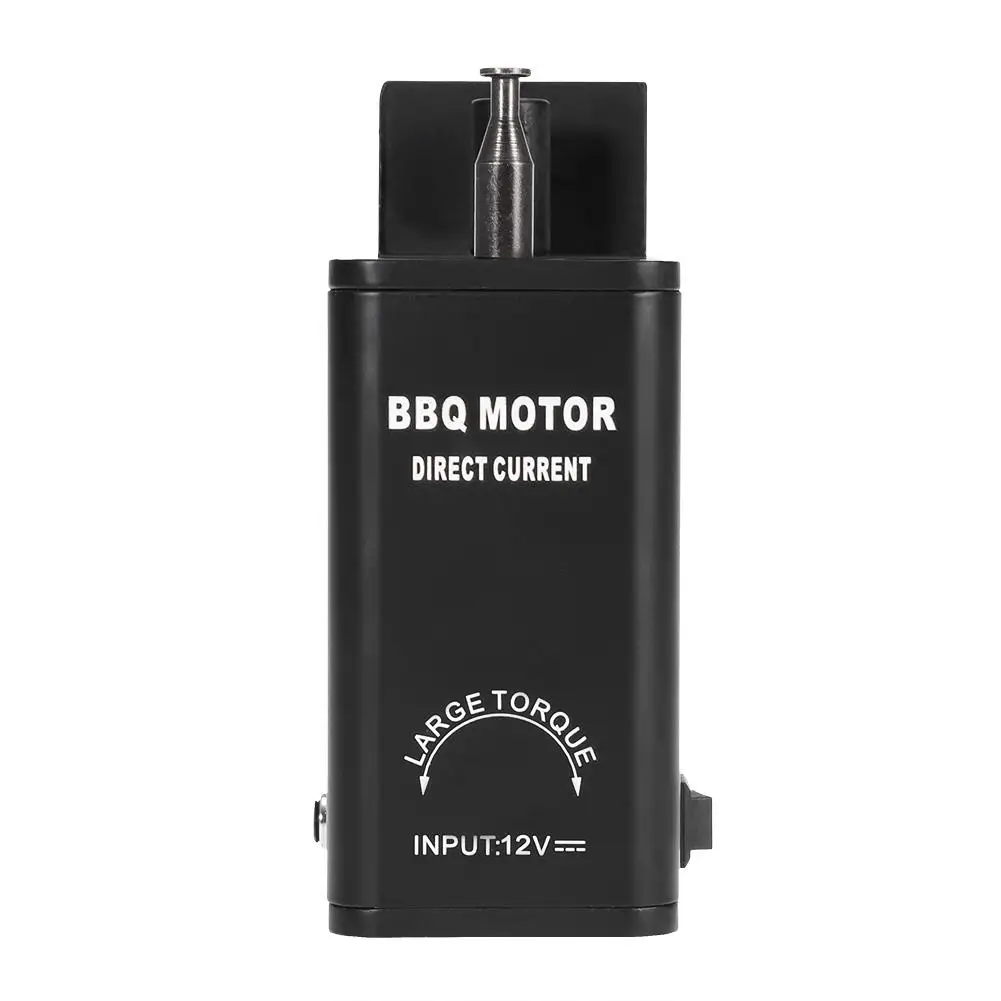 

12V DC BBQ Motor Barbecue Grill Rotisserie Electric Motor With Clips Adapter Travel Barbecue Tool 07