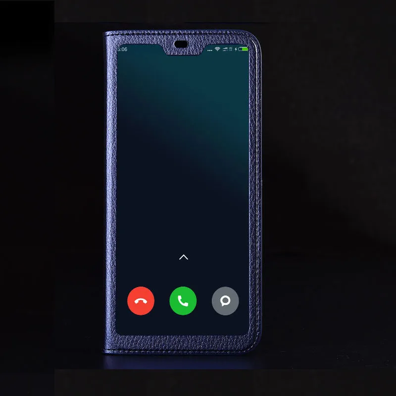 Чехол для Xiaomi Mi 8 lite Mi8 чехол книжка из искусственной кожи с окошком экрана