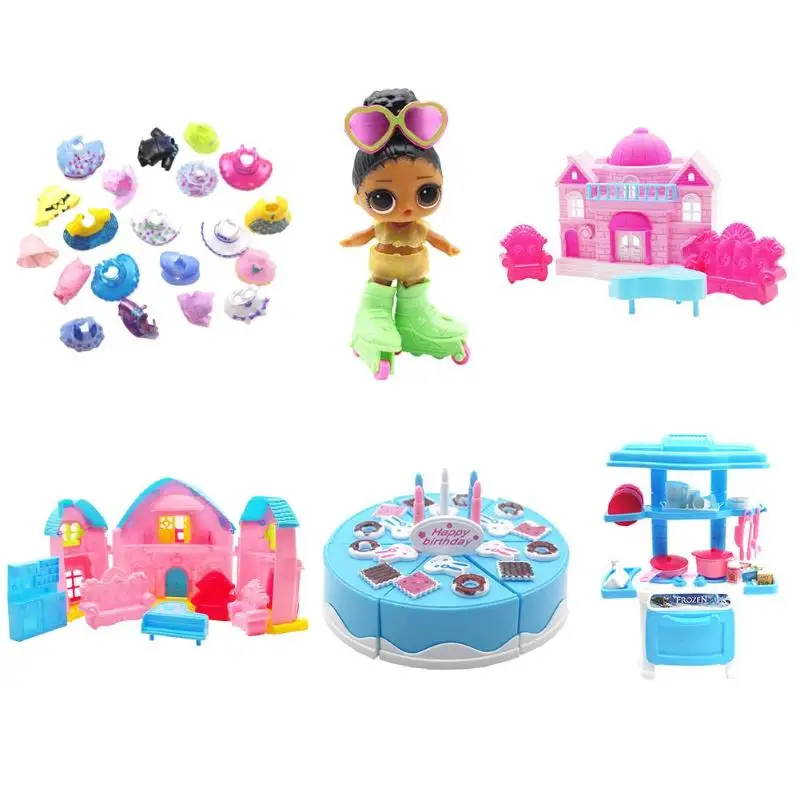 

Birthday Cake Doll Puppet Plastic Bike Kitchen Toy Cute Toys for Kids Gifts