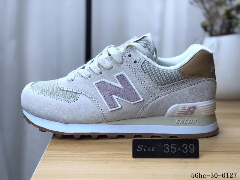 Оригинальные женские кроссовки NEW BALANCE NB574 в стиле ретро; спортивная обувь для отдыха и бега; Размеры 35-39