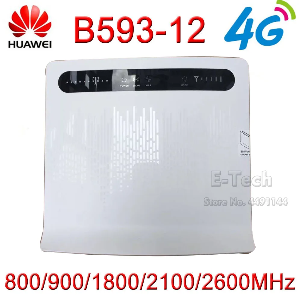 Huawei b593 12 100 Мбит/с Беспроводной маршрутизатор 4G LTE CPE шлюз Мбит Мобильный Wi Fi Hotspot с