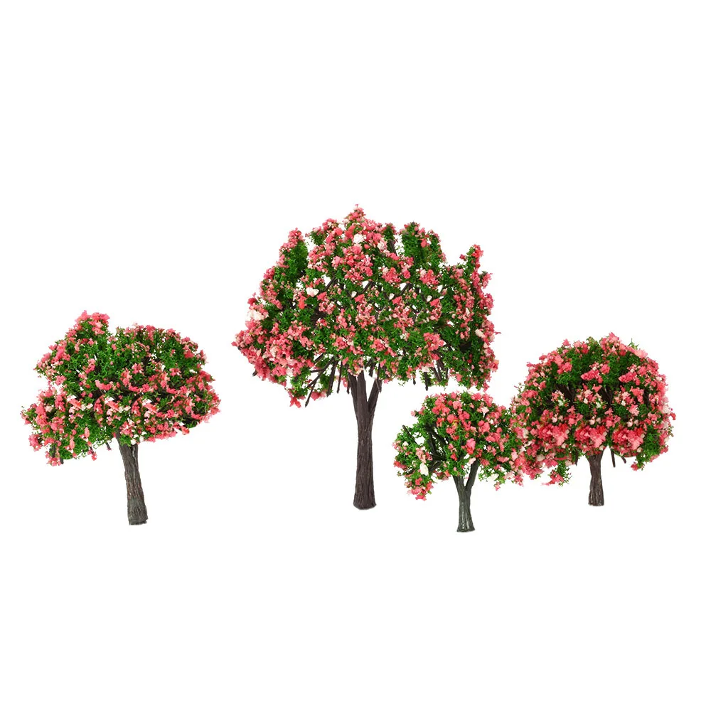 

1pcs Mini Tree Model Landscape Children's garden simulation Orchard Model Multicolor Tree Model for Train Railway Landscape J75
