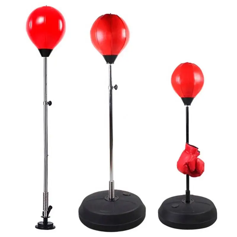 

Boxing Ball Adult Vertical SpeedBall Stress Release Boxing Punching Ball Bag Fitness Training Sports Practical Fight Ball Gloves