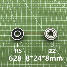 Новое 10 шт./лот 628 628zz 628rs 628-2z 628z 628-2rs Zz Rs Rz 2rz шариковые подшипники с глубоким желобом 8X24 8 мм Abec-5 8*24*8 мм