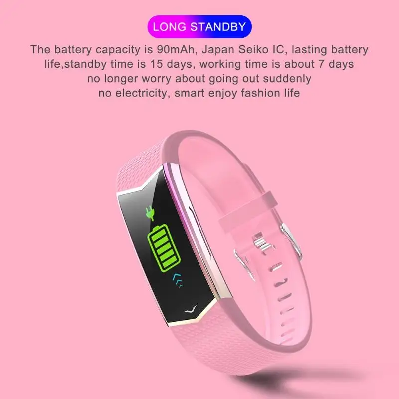 VODOOL YX8 0 96 дюймовый сенсорный экран Смарт браслет Bluetooth спортивный смарт