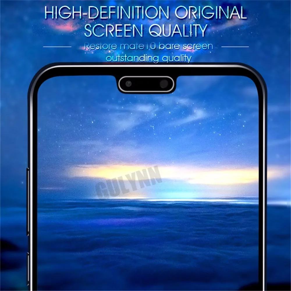 5D закаленное стекло для Huawei Mate 20 Lite полное покрытие Защита экрана 20X9H защитное