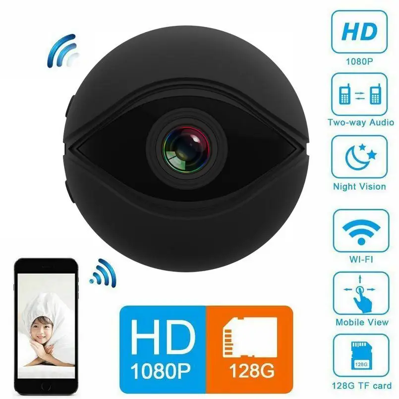 

1080P HD Wireless Wifi IP Camera IR Security Webcam Baby Remote Monitor CAM View Night Vision