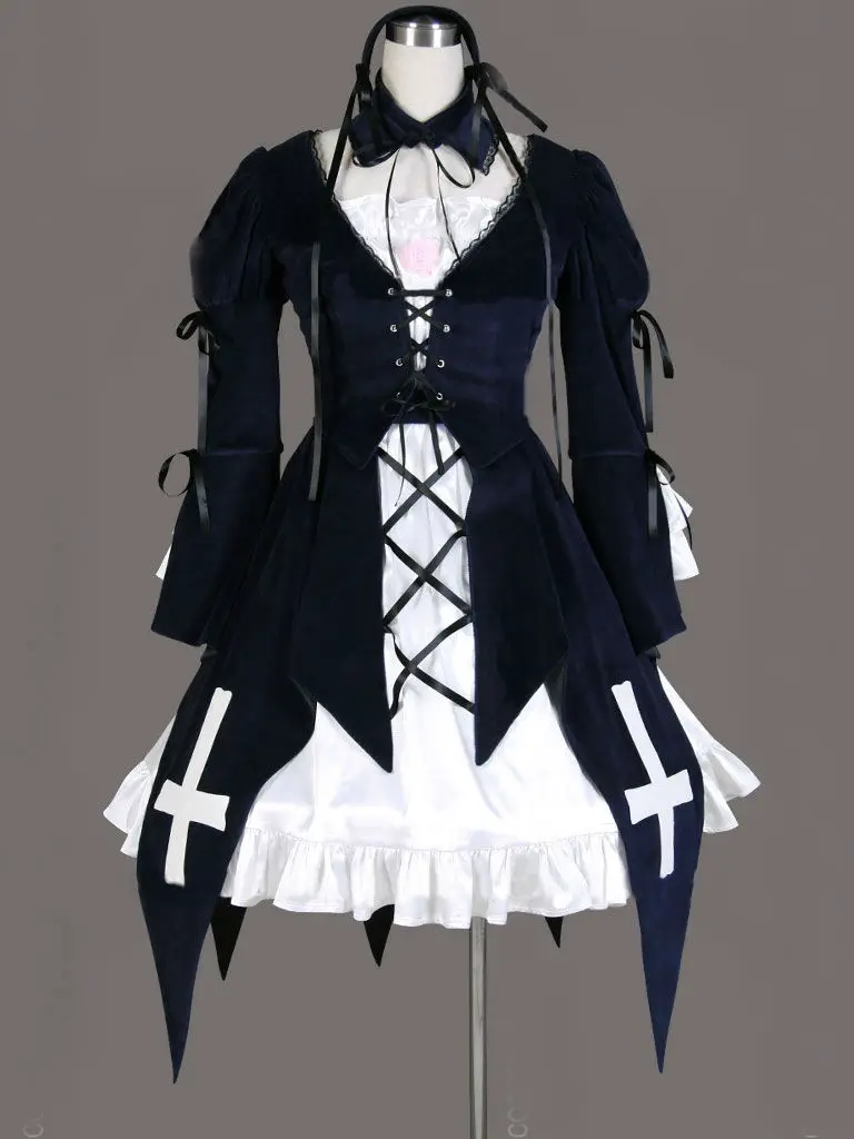 Peach-Pit Rozen Maiden Reiner Rubin Shinku Cosplay Costume Lolita Dress Track