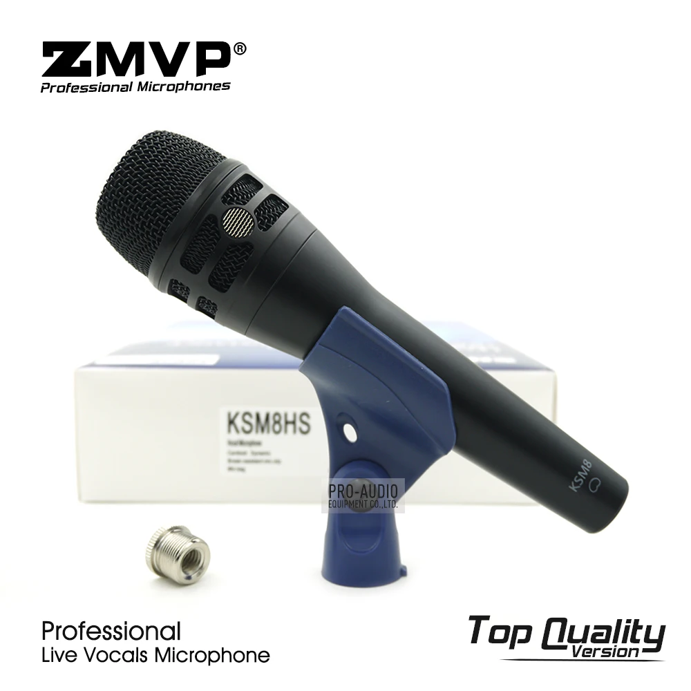 Высшее качество версия KSM8 Профессиональный живой вокал KSM8HS динамический проводной микрофон караоке супер-кардиоидный сценический микрофон