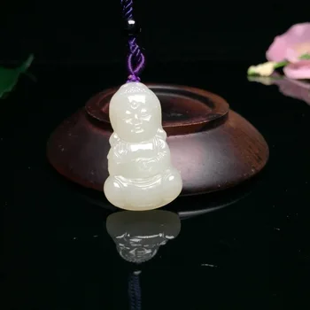 

2020 Women Buda Druzy Promotion Top Fashion Reiki Natural Pendant Yu Xuan, Hetian Lotus Ms Baby Necklace The Have Certificate