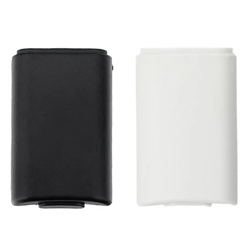 

FFYY-2 Pack of Black and White Replacement AA Battery Case Back Cover Shell for Xbox 360 Controller