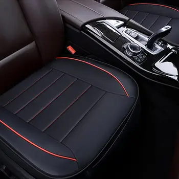 

Four Season Single Seat without Backrest PU Leather Bamboo Charcoal Car Seat Cushion Car Protective Cover Seat