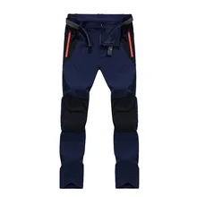 Spring Autumn casual Sports Pants Elastic waist black blue Quick-drying long Pants Trousers zipper pockets Japan Russia male 