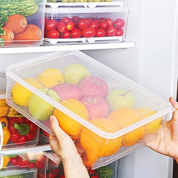 

Storage Collecting Box Basket Kitchen Refrigerator Fruit Organiser Rack
