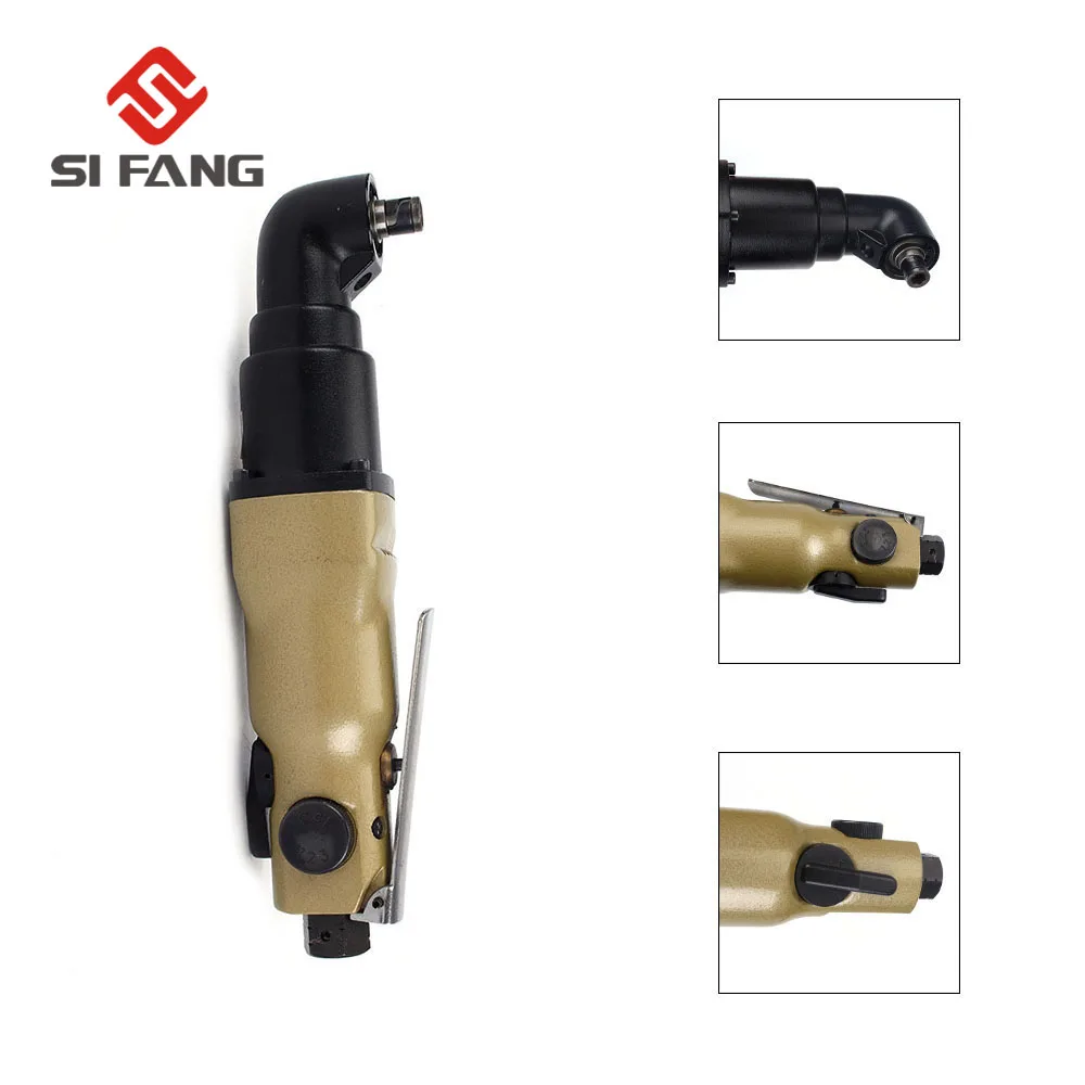 

1/4" Professional Pneumatic Screwdriver Reversible Air Screw Driver Tool 90 Degree