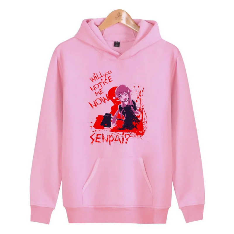 

mirai nikki hoodies sweatshirts men/women homme pullover hoddies harajuku hop male streetwear hip J1835