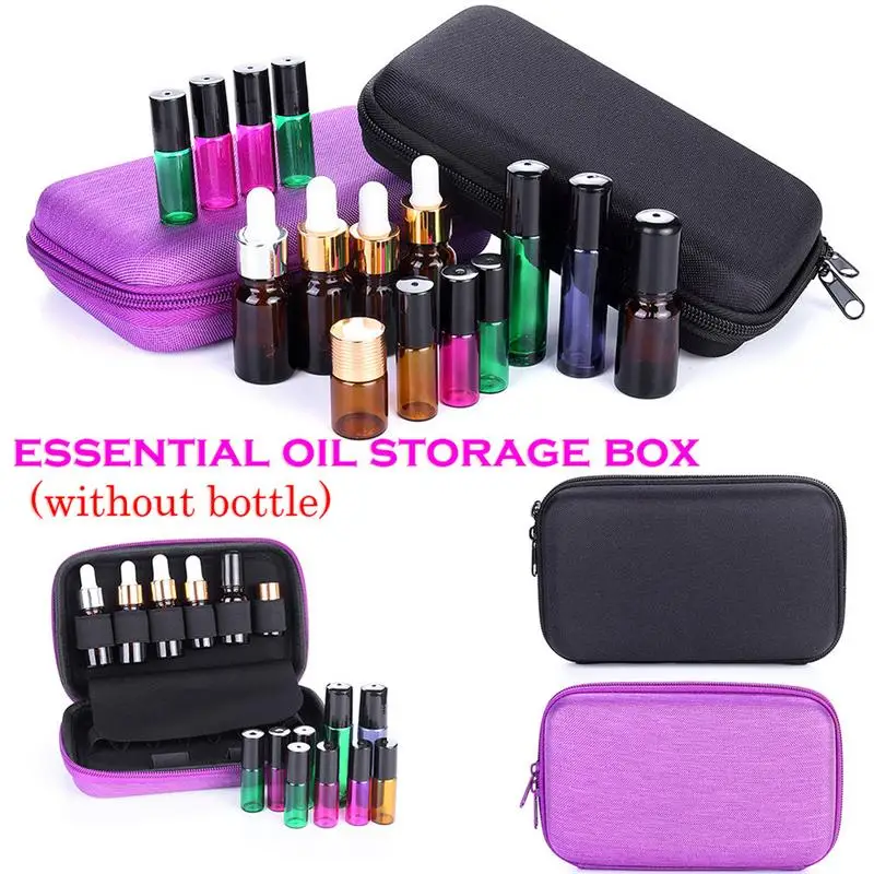 

5ML/10ML Portable Essential Oil Package Hard Shell Package Shockproof Storage Bag Essential Oil Storage Box EVA Bag