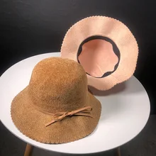 Шляпа Женская осень и весна стиль Панама шляпа корейский стиль открытый японский стиль все матч Весна Рыбалка шляпа