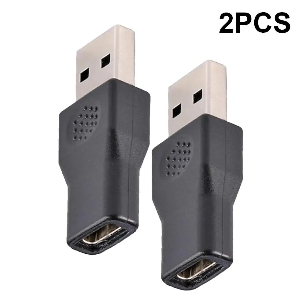 USB نوع C الإناث إلى USB الذكور محول نوع C إلى USB محول موصل أجهزة الكمبيوتر المحمولة الطاقة البنوك شواحن كابل الشاحن