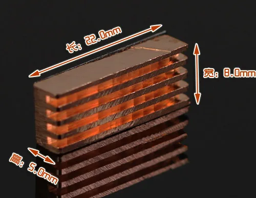 8 шт. упак. радиатор с медной памятью радиатором теплоотводом|heat sink|radiator heat sinkmemory