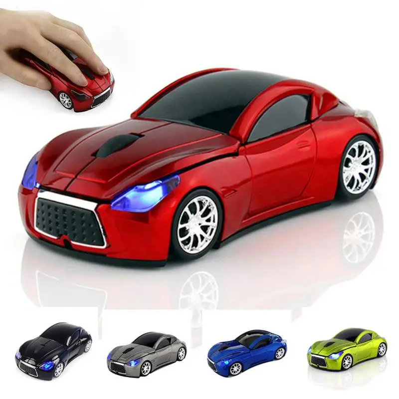 

New 2.4GHz Wireless Cordless Optical Mouse Car Shape Mice +USB Receiver for PC Laptop