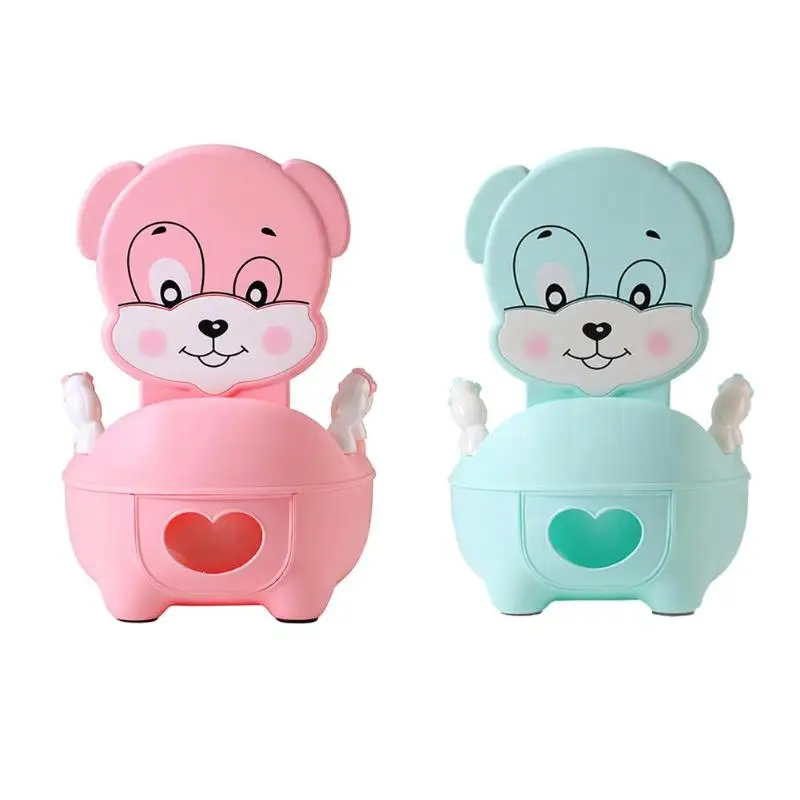 

Baby Potty Toilet Bowl Training Pan Toilet Seat Kids Portable Urinal Backrest Cute Pot for Baby Kids Toilet Training Potty