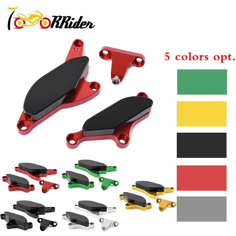 

for Kawasaki Ninja ZX10R ZX 10R ZX-10R ZX10 R 2008 2009 2010 CNC Engine Sliders Guard Crash Pad Cover Falling Protector Frame