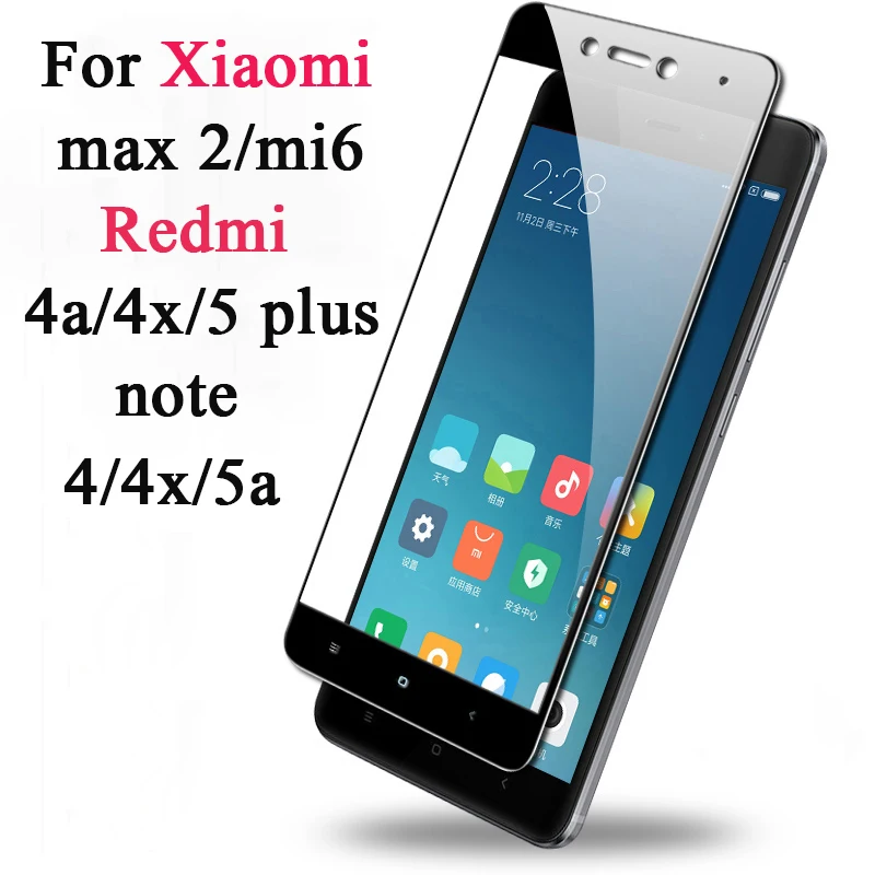 Закаленное стекло для xiaomi redmi 5 plus Защитная пленка экрана|Защитные стёкла и