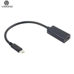 18 см Тип usb C 3,1 к HDMI Тип кабеля-C мужчина к HDMI Женский 4k 1080P Кабель-адаптер Запчасти для Macbook ноутбук