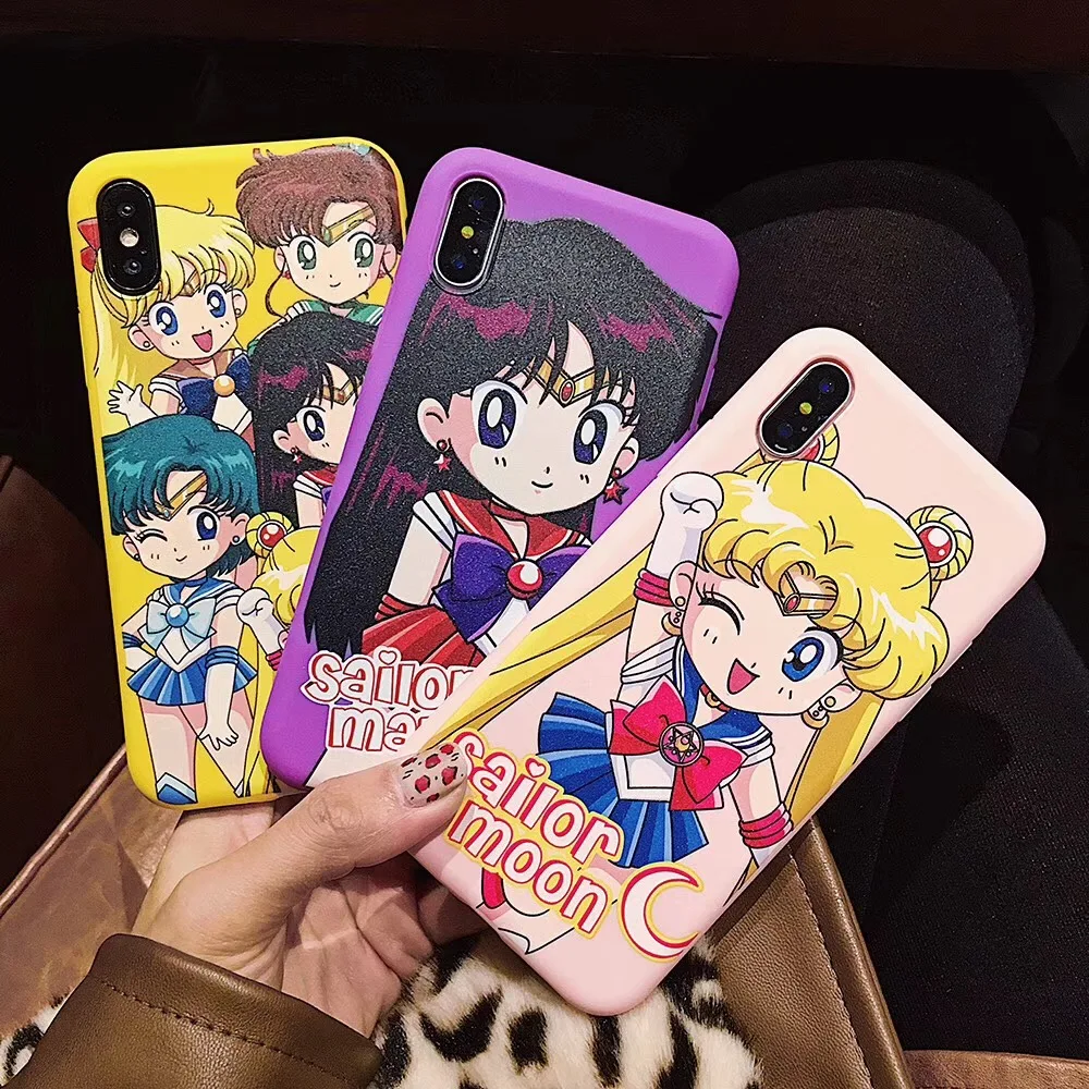 Японский милый чехол с изображением моряка Муны для iPhone11 Pro Xsmax 78plus 6s SE2020 XR