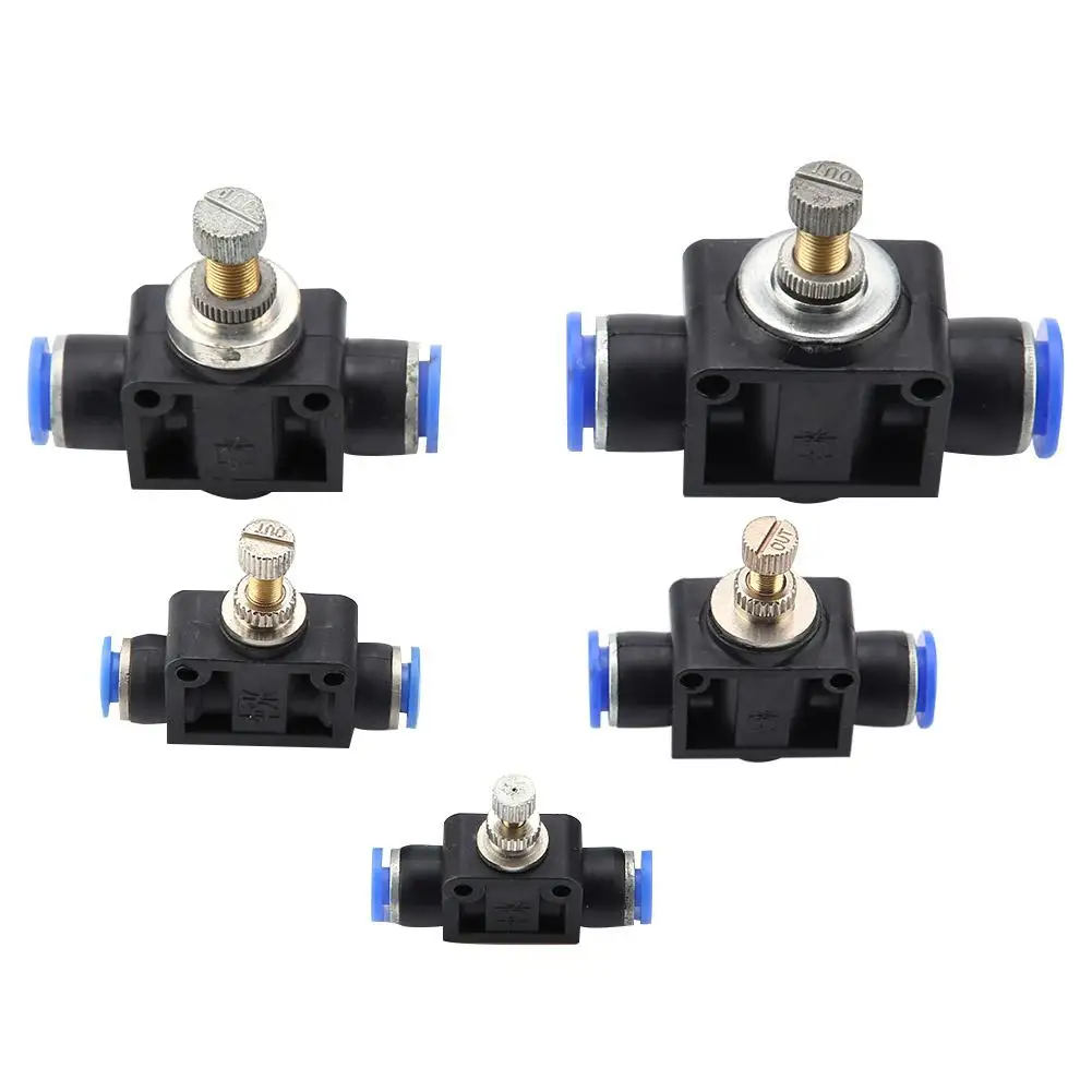 

4 Types 4/6/8/10/12mm Pneumatic Tools Gas Inlet Control Air Speed Regulate Valve Solenoid And Electric With High Quality