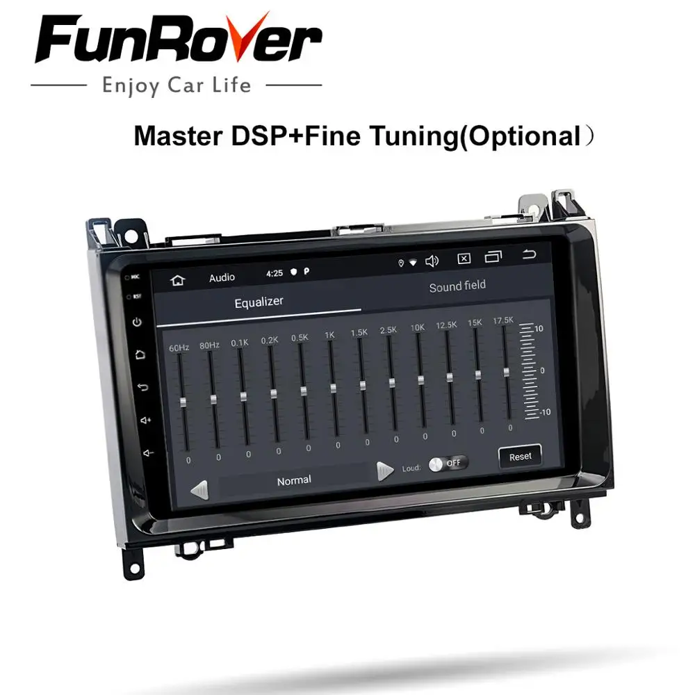 Discount Funrover android 9.0 IPS+2.5D car radio multimedia player For Mercedes Benz B200 Mercedes/Sprinter/W209/W169B-class dvd gps navi 3