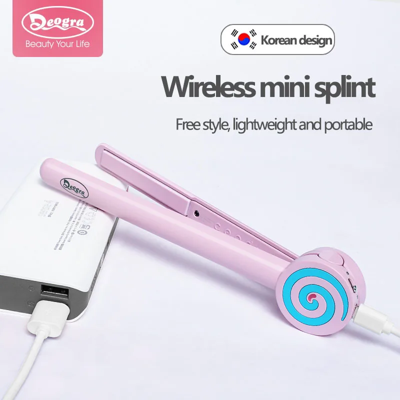 deogra cordless mini flat iron