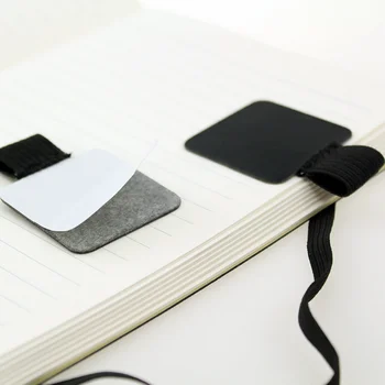 

1 Pcs trend h42 diary Document Container Stationery self-adhesive type leather Creative Cute Clip