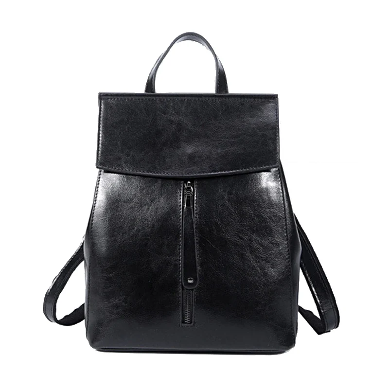 

Backpack Vintage Cow Split Leather Women Backpack Ladies Shoulder Bag School Bag for Teenage Girl