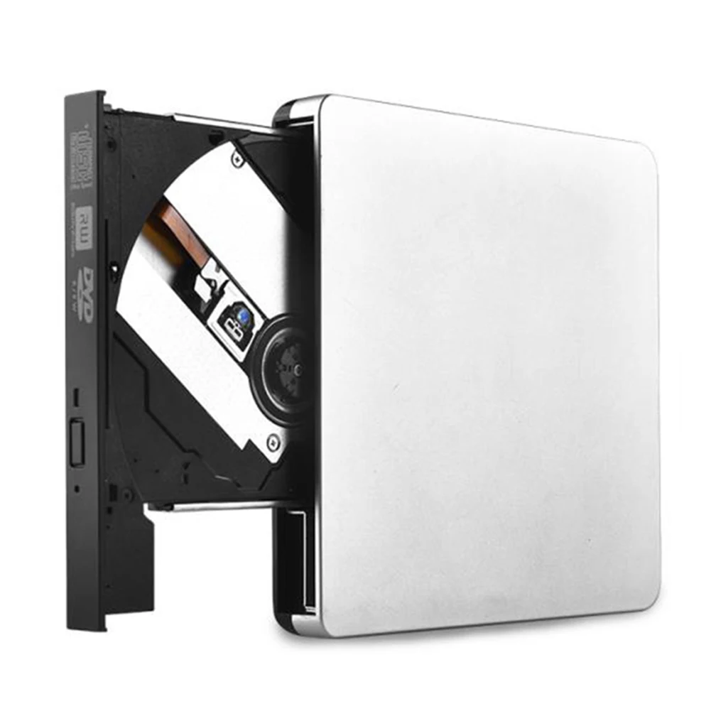DVD Drive USB 3.0 Optical Player Burner Reader CD-RW Portable External Recorder Burner External CD-RW / DVD-RW Drive#3