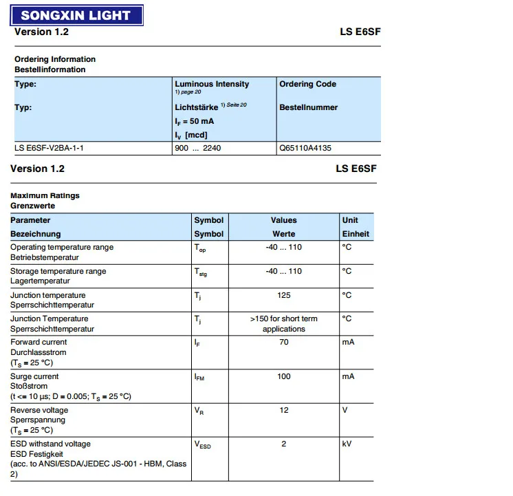 25 шт. LSE6SF-V2BA-1-1 LS E6SF-V2BA-1-1 OSRAM 3528 красный PLCC-4 общий катод супер яркий светодиодный задний фонарь SMD