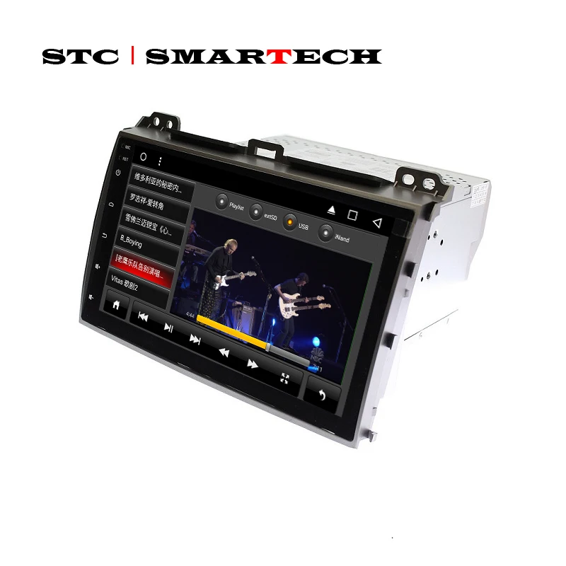 Best SMARTECH 2 Din Android Auto Radio GPS Navigation For TOYOTA Land Cruiser Prado 120 Support Original JBL Amplifier System 4