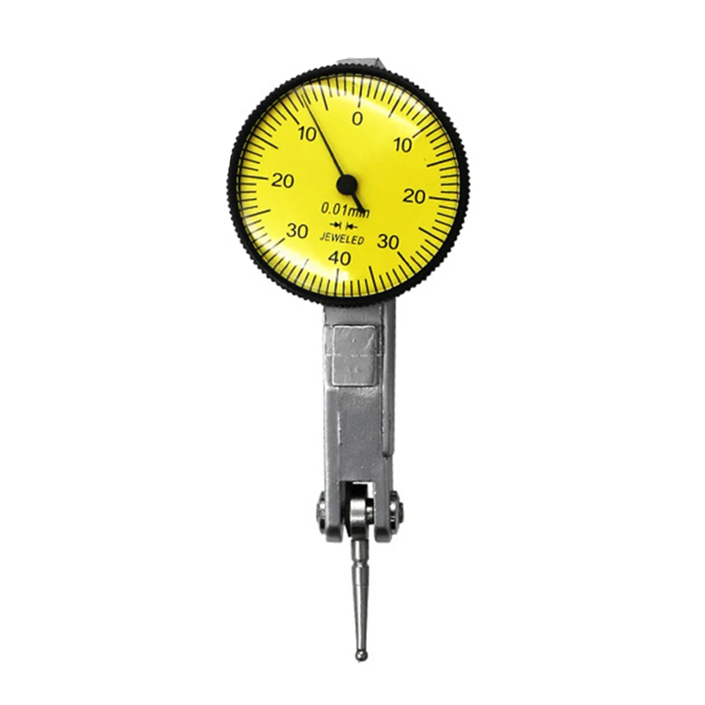 

0-0.8mm Dial Gauge Accurate Aluminum Sensitivity Meter Waterproof Dovetail Rails Mount Measuring Instrument Test Indicator Tool