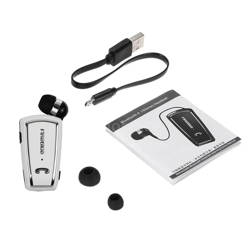 DOITOP F-V3 мини беспроводная BlueTooth гарнитура выдвижной зажим стерео наушники для бега IOS Android можно подключить 2 мобильных телефона