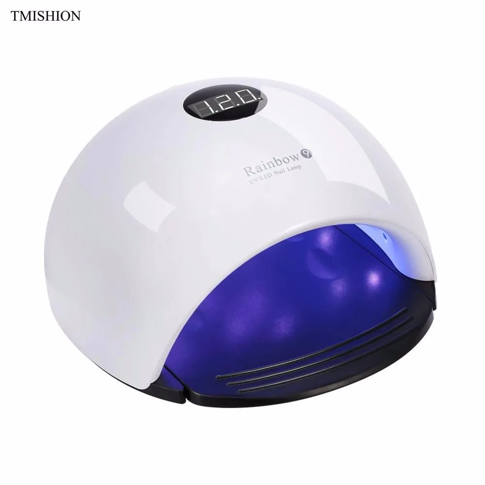 

TMISHION 48W UV LED Lamp Nail Art Manicure Dryer for Gel Polish Curing Drying Smart Sensor LCD Display Nail Art Pedicure Tool